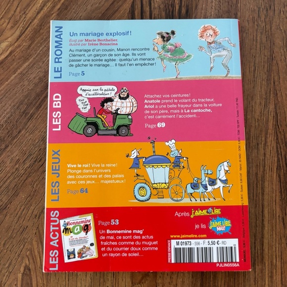 Set of 2 J'aime Lire Children's French Magazine - Picture 4 of 7